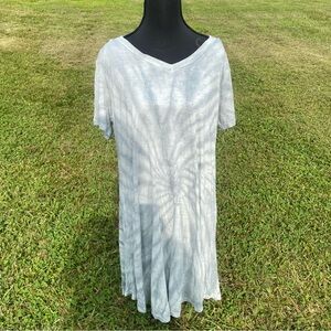 Kiwi & Punch Tie Dye T-Shirt Summer Dress Xl